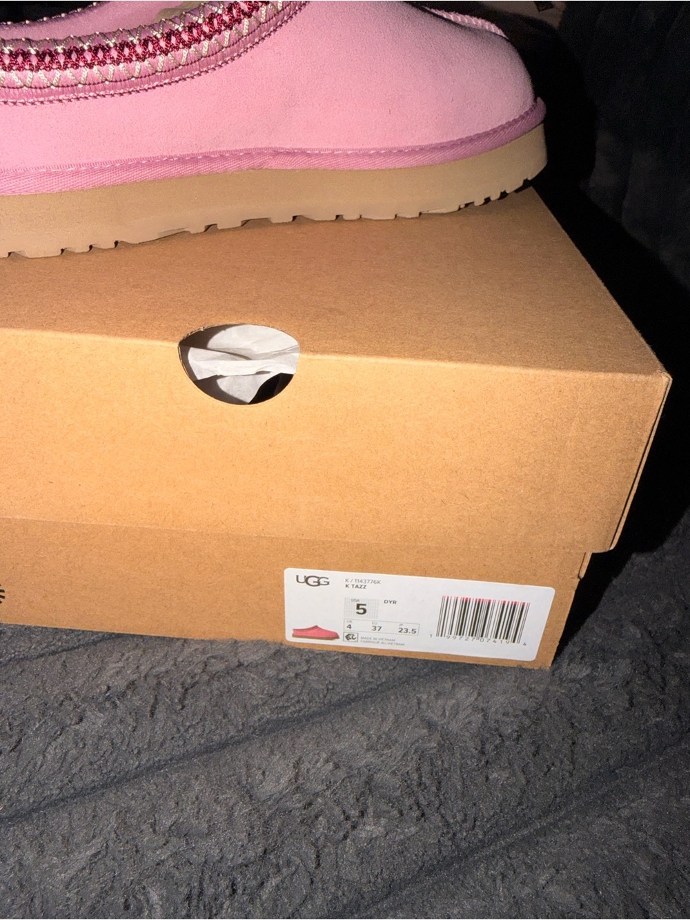 UGG Kids tazz color dusty orchid